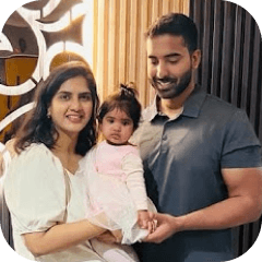 Rishi Buggaveeti and Sonika Ravula